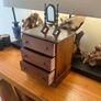 Antique Apprentice Chest & Cheval Mirror Image 6