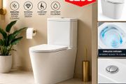 Crosswater Mada Round Close Coupled Toilet