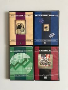 The Chomsky Sessions 4 x DVD Noam Chomsky Z Video Mint