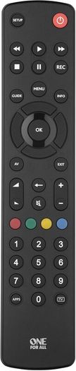One For All Contour TV Universal Remote with Learning URC1210