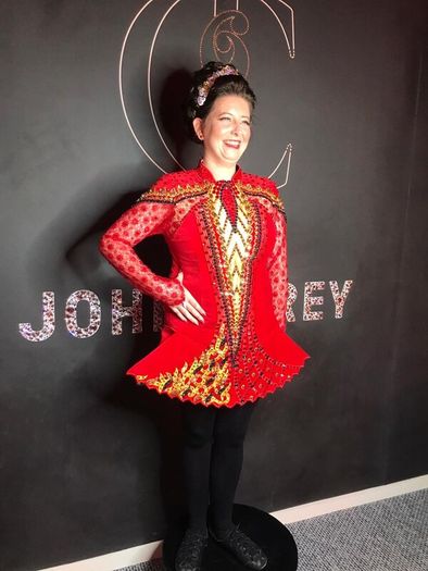 Stunning John Carey Irish Dance dress