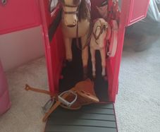 Our generation horse and foal with horsebox and accessories.
