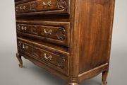 Early 20th Century French Stained Oak Chest of Drawers