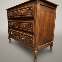 Early 20th Century French Stained Oak Chest of Drawers