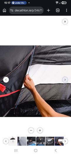 3 man pop up fresh and black 2 second tent