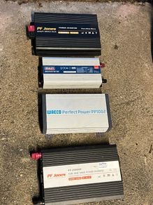 invertors and leisure battery's for campers