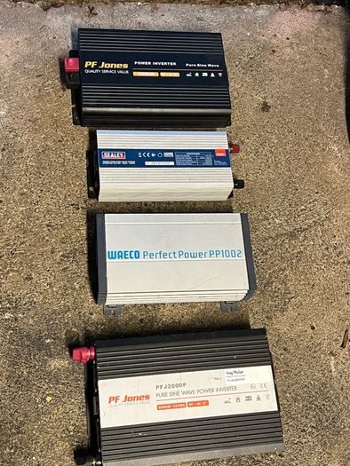 invertors and leisure battery's for campers