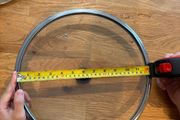 Stainless glass pan lid