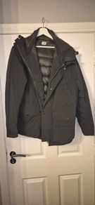 CP Company goggle lens down jacket
