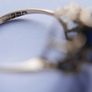 Vintage 9Ct Yellow Gold Sapphire Ring size O - 2,8g Image 7