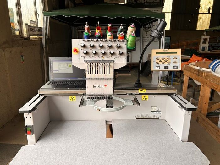 Melco single head embroidery machine