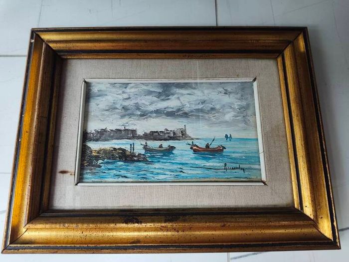 Two oil paintings