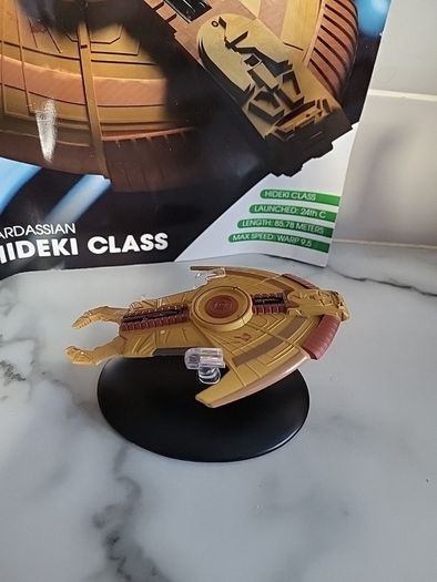 star trek eaglemoss cardassian hideki class