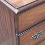 Vintage Wooden Blanket Box / Storage Chest with Drawers Image 4