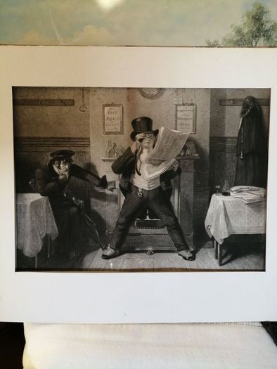 Robert Buss The Monopolist Lithograph Print 1841