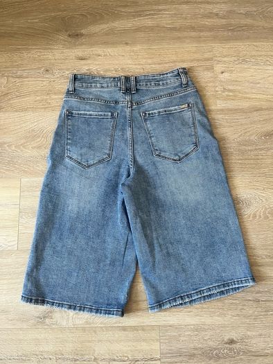 ladies denim Bermuda denim shorts/jorts