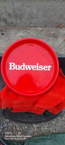 budweiser beer/drinks tray ,,good condition,,free shipping, within Ireland, see pictures for condition,,