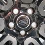 x4 LAND ROVER 63mm Hub Cover Center Wheel Cap Black/Chrome Image 3