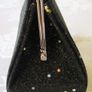 Small Black Debs Prom Wedding Evening Clutch Purse Bag Handbag Image 3