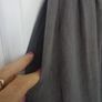 Midi Grey Linen Skirt (NEW) Image 3