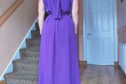 Purple Maxi dress, one size