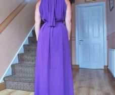 Purple Maxi dress, one size