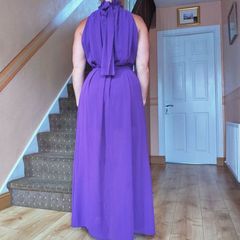 Purple Maxi dress, one size