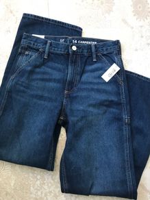 Gap Teen Carpenter Denim Jeans age 13 to 14 years - New with tags