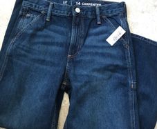 Gap Teen Carpenter Denim Jeans age 13 to 14 years - New with tags
