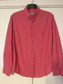 Men's  Pink Collar Shirt