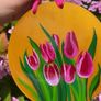 Handpainted Tulips Image 3