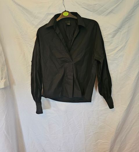 Pinko Black Tassle Shirt Blouse