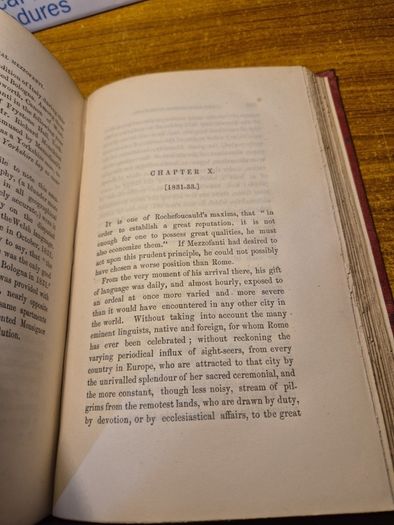Rare Find. First Edition. 1858. The Life of Cardinal Mezzofanti by C.W. Russell. Religious.