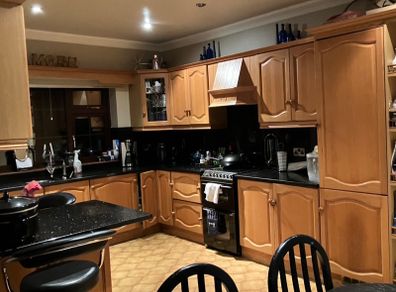 Solid Oak kitchen doors