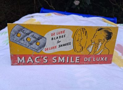 Mac's Smile Deluxe Mid Century Aluminium Enniscorthy Sign