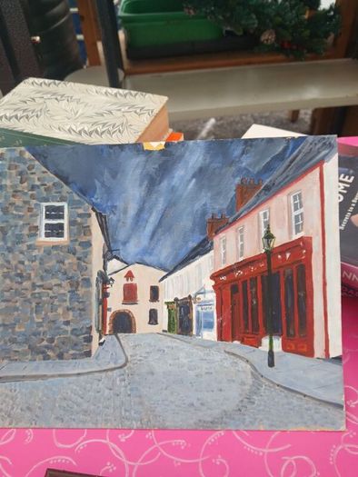 original oil on canvas paintings Signed not framed