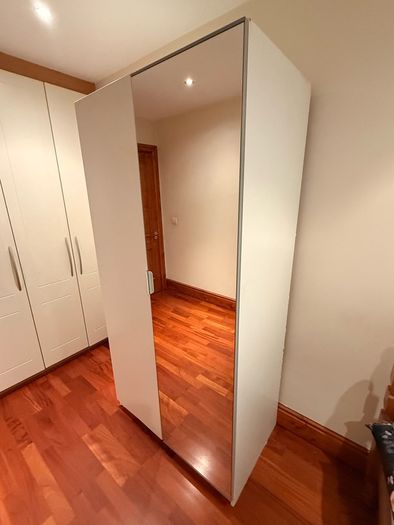 Wardrobe with mirror