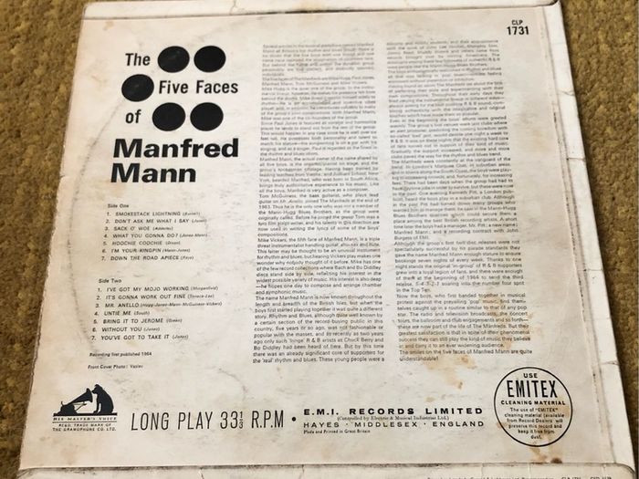 Manfred Mann - The Five Faces of (1964)