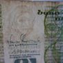 Vintage Ireland Irish 1 pound Banknote Note Queen Meabh Image 6