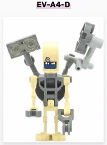 Lego minifigure EV-A4-D Sticker sw0216 - 2010