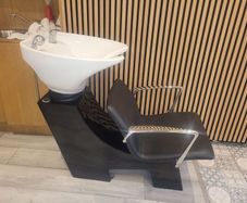 Basin and styling chairs