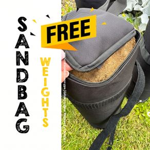 FREE sandbag weights (T&C apply)