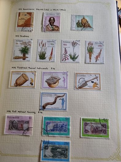 Stamp album 153 Botswana, Lesotho