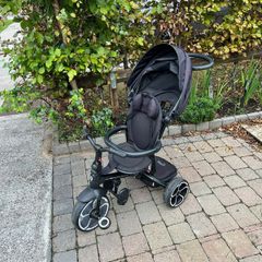 QPlay kids tricycle - black
