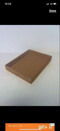 Window box with clear lid