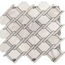 Ilford Bianco Carrara Marble Mosaic 28x31cm Image 2