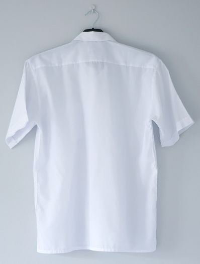 White loose shirt | Cotton 50% | size M | 40/41