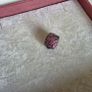 Pandora  honeysuckle pink shimmering droplet charm very good condition Image 3