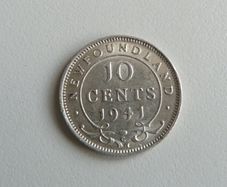 Newfoundland silver 10 cents