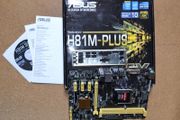Asus H81M-PLUS Socket LGA 1150 Desktop PC Motherboard